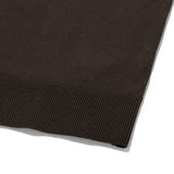 モノチェリーオープンカラーニット / MONO CHERRY OPEN COLLAR KNIT [BROWN]