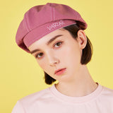 Scribble Point Beret Pink