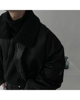 ムートンデタッチャブルMA-1ジャンパー (2 colors)