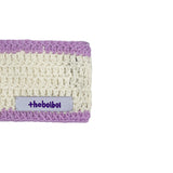Button Knit Hairband (violet)
