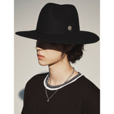 ニットカラーラウンドTシャツ / KNITTING COLLAR ROUND T-SHIRT_BK