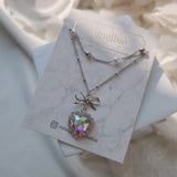 レインボーハートプリンセスネックレス