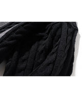 MULTIPLE INCISON CABLE KNIT MFONT002-BK (6645571125366)