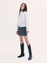 レオナシャーリングシャツ