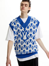 MOON BUNNY MONOGRAM VEST ULTRAMARINE (6586529742966)