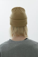 スタッドロゴビーニー / Stud Logo Beanie, Beige