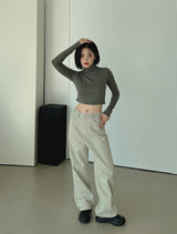 コメンワイドパンツ/no.3450 Commen Wide Pants (2color)