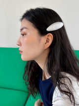 オーバルサテンヘアピン