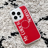 マイカラーケース / My Color Case (Red Jelly Hard)