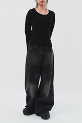 Pure Milky Washed Denim