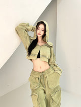 1023. Pigment Washing cargo wide pt (2color)