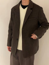 Simple wool jacket