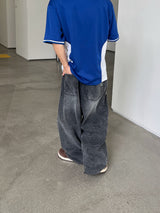 snow wide denim PT -2C