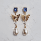 バタフライクイーンピアス / Blue Butterfly Queen Piercing