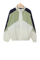 トリプルカラードジップアップ / triple-colored zip-up