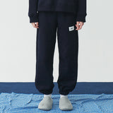 BASIC LABEL JOGGER SWEATPANTS (NAVY) (6543166603382)