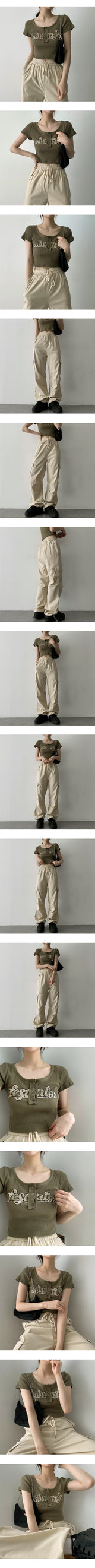 ゴージャスニーピンタックプリーツカーゴワイドパンツ / Gorgeous knee pin tuck pleats Cargo wide pants