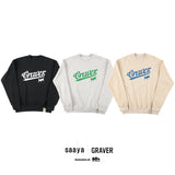 コラボレーションスウェットシャツ（ブラック）I  さぁや × GRAVER