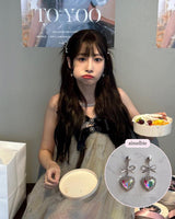 Rainbow Princess Heart Piercing (Lovelyz Jiae Piercing)