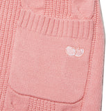 スモールチェリーボタンニットスカート／SMALL CHERRY BUTTON KNIT SKIRT [PINK]