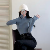 [BELLIDE MADE] Daily Label Semi-Cropped Short-Sleeved T-Shirt
