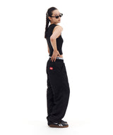 ナイロンシャーリングパンツ (BLACK)