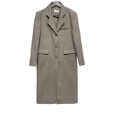 [wool30%] オアシングルウールロングコート