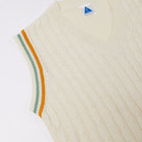 ケーブルニットベスト / 25P CABLE KNIT VEST_CREAM