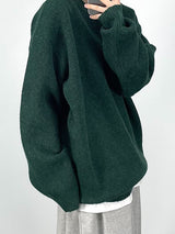 ウールニットスウェットシャツ/wool knit sweatshirt