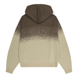 BASIC LOGO OMBRE KNIT HOODIE
