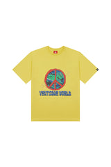 ピースワールドオーバーサイズフィットTシャツ / VENTIQUE Peace World Oversized Fit T-shirt 5color
