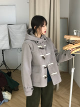 プレジャーダッフルショートコート