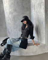 a corset hook shirt