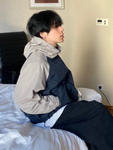 アウト レグラン フード付き ウィンドジャケット ウィンドブレーカー