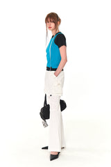 ZIZE SLEEVELESS (BRUISH GREEN)