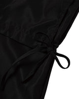 WRAP SKIRT BOOT CUT (BLACK)