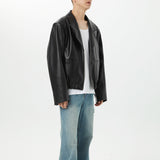 big shoulder zipper blazer (6612893728886)