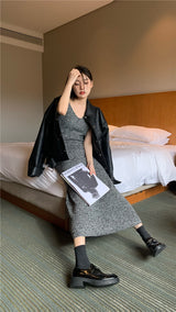 ボカシソフトロングドレス/Bokashi Soft Long Dress