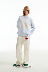 ウィティーバニープラネットエクスプローラースウェットシャツ／WITTY BUNNY PLANET EXPLORER SWEATSHIRT V2 [LIGHT SKY]