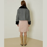 ポッシュショートコート / Posh short coat (black)