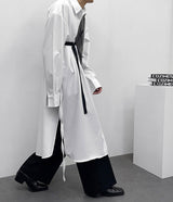 レイヤードレザーベスト / NB Layered Leather Vest