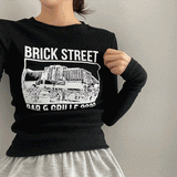 ベラアンドレタリングロングスリーブT / Bella and Lettering Long Sleeve Tee