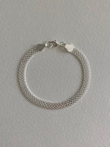 [92.5silver] pleats bracelet
