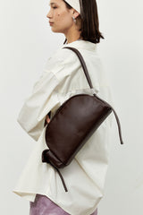Cloud Shoulder bag_Red brown