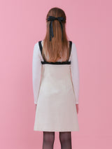 BUTTON POINT TWEED ONEPIECE_CREAM (6612505591926)