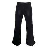 Long roof denim boots cut pants
