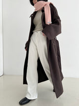 コーデリュロイブラッシュワイドパンツ / Corduroy brushed wide pants (2color)