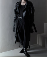 [自主製作] LUCAS leather trench coat 2 color (6678768746614)