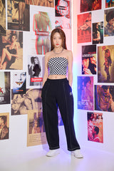 チェッカーボードスクエアトップ / TOP(9295) Checkerboard Square Top