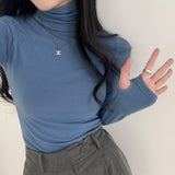 サムホールスリーブタートルネックTシャツ / Thumbhole Sleeve Turtleneck T-Shirt